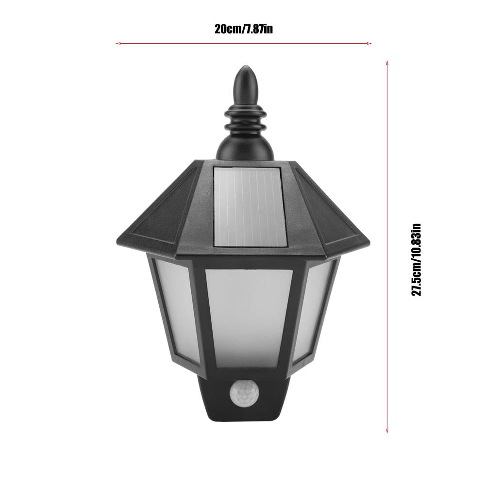 Yosoo Outdoor Solar Wall Light Waterproof Wall Mounted Night Lights Lantern , Solar Wall Light