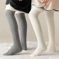 thumbnail image 4 of TAIAOJING Women Over Knee Thigh Socks Stockings Above The Knee Stockings To Keep Warm Lightweight Cotton Socks, 4 of 4
