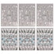 thumbnail image 1 of 6 uds pegatinas para uñas 5d flor tridimensional ahuecada encaje blanco mariposa flor decoración de uñas, 1 of 6