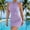 Purple, variant on Women’S Sleeveless Bodycon Mini Dress Elastic Solid Color Textured Stretch Crew Neck Fitted Club Cocktail Summer Dress