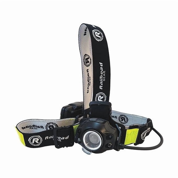 Railhead Gear Headlamp,ABS Plastic,Black,450lm KE-HLFC185