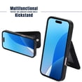 thumbnail image 4 of Entronix Wallet Case Compatible with iPhone 13, 6-Slot Card Holder Flip Cover, Black, 4 of 6
