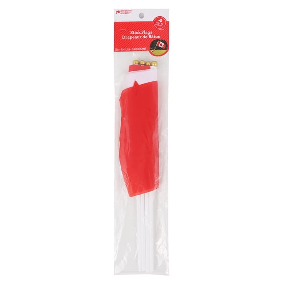Way to Celebrate 4 Counts Canada Stick Flags