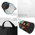 thumbnail image 3 of Laundry Basket, Realistic Turtle Laundry Hamper Waterproof Laundry Bag Clothes Hamper Laundry Bin with Handles for Bedroom, Living Room, Kids Room, 3 of 6