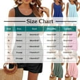 thumbnail image 6 of LLYwey Women Tank Dresses, Summer Front Ruched Knot Round Neck Sleeveless Sundress, Casual Loose Evening Party A-Line Mini Dresses, Pinks, S, 6 of 8
