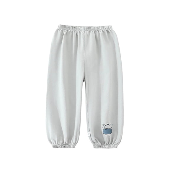 HGIEYS Toddler Boys Sweatpants Cotton Kids Cute Jogger Pants Cartoon Elastic Waist Sports Pants 3-4 Years