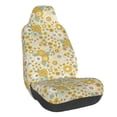 thumbnail image 1 of Wukai Cute Sunflower Full Set Car Seat Covers with Soft Padding Universal Auto Front Seats Protector and Cushion Mat, 1 of 5