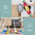 thumbnail image 6 of Colorful Rainbow Tie Dye Spiral Pattern Kitchen Rugs Sets Of 3,Kitchen Runner Rugs Non Skid Washable,Decorative Kitchen Floor Mats for Kitchen,Sink,Laundry,17"x30"+ 17"x47" + 17"x59", 6 of 6