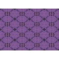 thumbnail image 1 of Ahgly Company Machine Washable Indoor Rectangle Transitional Medium Orchid Purple Area Rugs, 6' x 9', 1 of 7