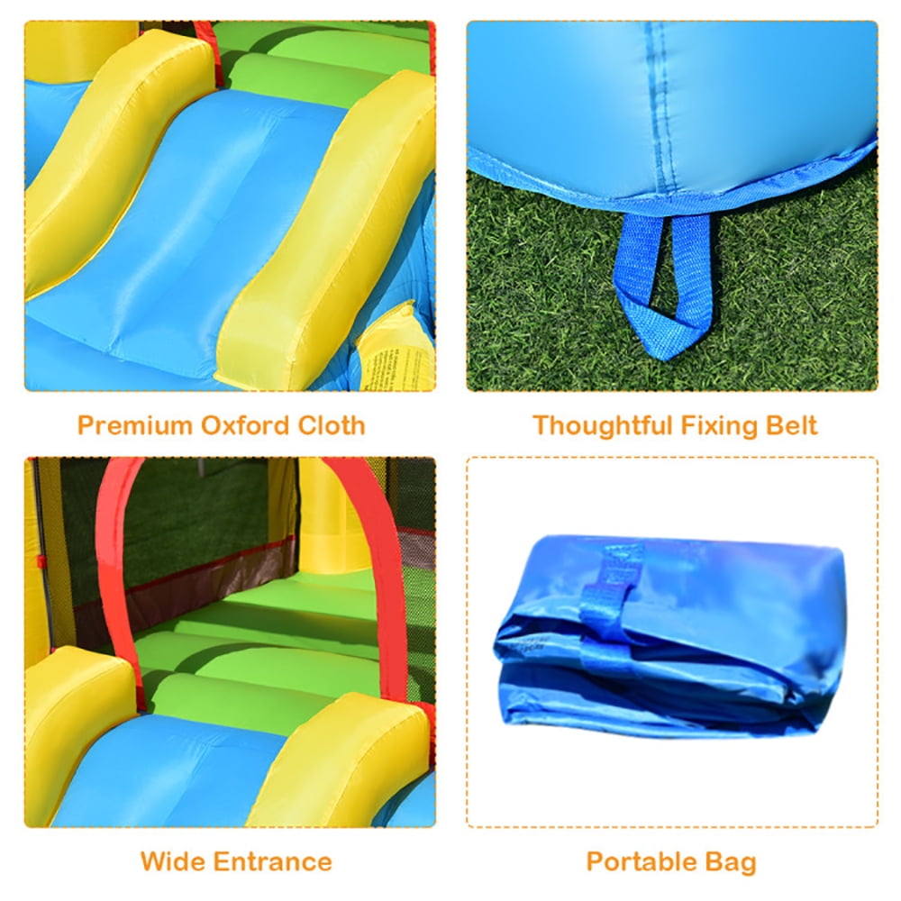 Aimee Lii Inflatable Kids Slide Bounce House with 550W Blower, Kids Bounce House for 5+