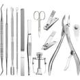thumbnail image 1 of Set de herramientas de pedicura para uñas encarnadas, mecanismo de palanca, 12 unidades, 1 of 2
