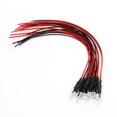 thumbnail image 5 of 10 pcs DC 24V 18cm 5mm pre-wired LED lights diodes Red 18cm Red Red 18cm, 5 of 5