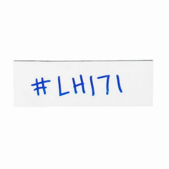 Box Partners LH171 1 x 3 in. White Warehouse Labels - Magnetic Strips - Pack of 25