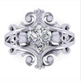 thumbnail image 4 of Pulsera de anillo de aleación con incrustaciones de circón en forma de corazón con anillo de calavera de personalidad punk Wmkox8yii fajkfhkj2995, 4 of 7