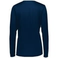 thumbnail image 2 of Holloway Sportswear L Girls Momentum Long Sleeve Tee Navy 222825, 2 of 5