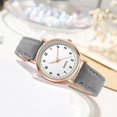 thumbnail image 3 of Leather Watch Minimalist Gift Women's Sleek Quartz Dial Fashion With Strap Watch Women's Watch Women's Wrist Watches Leather Watch Band Women Mens Watch Face Watched for Women on Watches for, 3 of 5