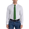 thumbnail image 5 of Gaeub Happy St. Patrick's Day5 Men's Classic Woven Jacquard Necktie Perfect for Weddings & Parties, 5 of 7