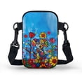thumbnail image 2 of HELLHERO Colorful Geometric Puppy Design with Shoulder Strap Crossbody Sling Bag Vintage for Travel Daily Use, 2 of 7