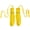 Yellow, variant on Crosses Strap Socks for Women Fluorescent Bright Color Skateboard Calf Socks for Parties and Street Styles Photography