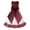 burgundy / white, variant on White Tulle Floral Rose Petals Formal Flower Girl Dress Holiday Wedding Junior Pageant Birthday Party Gown 007 10
