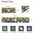 thumbnail image 3 of Yayeee Faucet Mat for Kitchen Sink 30" Diatomite Long Splash Guard Pad, Flamingo Floral Pattern, 2 Pack, 3 of 7