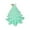 Green, variant on Christmas Tree Candles 3.7 Inch, Large Scented Xmas Tree Shaped Candles with Santa Fragrance, Long Lasting Soy Wax Candles for Home, Party, and Table Holiday Decorations