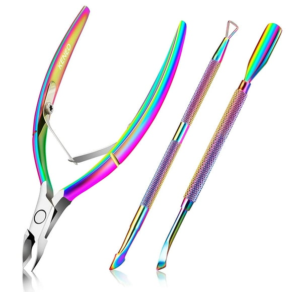 Nail Care Set-3 in 1 Nail Set-Cuticle Nippers, Cuticle Cutter