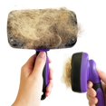 thumbnail image 1 of Pet Slicker Brush, sólido, autolimpiante, para perros y gatos, 1 of 6