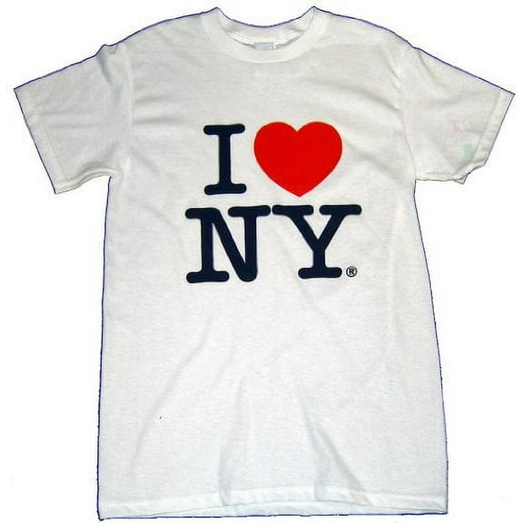I Love NY T-Shirt - Size: Adult Medium - Color: White
