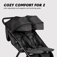thumbnail image 3 of Baby Jogger City Tour 2 Double Stroller, Pitch Black, 3 of 7