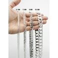 thumbnail image 7 of Silver Chain - Mens White Chain / Figaro Chain, 7 of 7