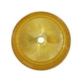 thumbnail image 4 of CastelloUSA Cowrie Timeless Gold Tempered Glass Crystal Round Vessel Sink - 16 in., 4 of 5