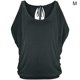 thumbnail image 1 of Camiseta con hombros descubiertos para mujer, blusa informal de algodón de manga corta, gris, M Vogacara AP001290-20, 1 of 7
