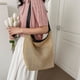 thumbnail image 4 of Bolso de paja de verano para mujer, Bolso tejido, Bolso de mano de malla, Bolso de hombro Vintage (negro), 4 of 7