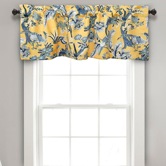 Dolores Room Darkening Valance Yellow 52X18 2