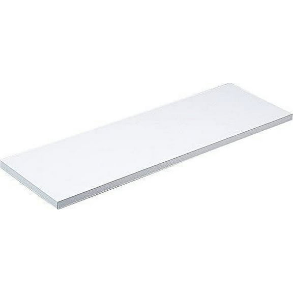 Knape & Vogt Pre-Finished All Purpose Shelf Board - Particleboard Shelf - 48" x 12", White