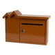 thumbnail image 3 of Buzón de almacenamiento de correo, caja contenedor de placa galvanizada versátil a prueba de herrumbre con cerradura para decoración de habitación y, 3 of 8