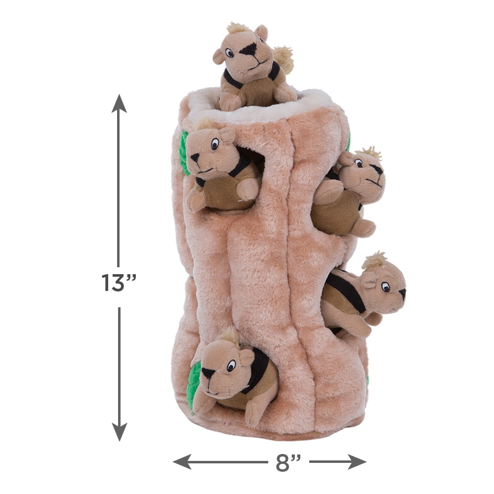 Pet Supplies : Outward Hound Hide A Squirrel Plush Dog Toy Puzzle