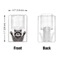 thumbnail image 4 of WIRESTER Set of 2pcs Headcover Cable Header USB Cable Protectors for Apple iPhone Cable & Other Cell Phone Cable - Red Fox & Raccoon Hands Out, 4 of 6