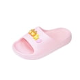 thumbnail image 2 of Eltusu Girls Slides Slippers, Summer Non-Slip Open Toe Soft Kids Sandals Pink Size 1-1.5(Big Kids), 2 of 3