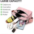 thumbnail image 5 of Cross Body Bag for Women, Multi Pocket Handbags & Shoulder Bags Waterproof Nylon Anti Theft Messenger Bag for Travel Shopping, 5 of 5
