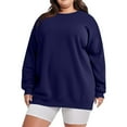 thumbnail image 2 of Simua Plus Size Sweatshirts for Women Oversiezd Long Sleeve Shirts Dressy Crewneck Trendy Pullover Blouse, 2 of 6