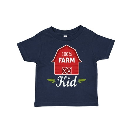 

Inktastic 100 Percent Farm Kid Gift Toddler Boy or Toddler Girl T-Shirt