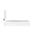 thumbnail image 6 of AFI NoHo Wood Twin Bed with Footboard and Twin Trundle in White, 6 of 6