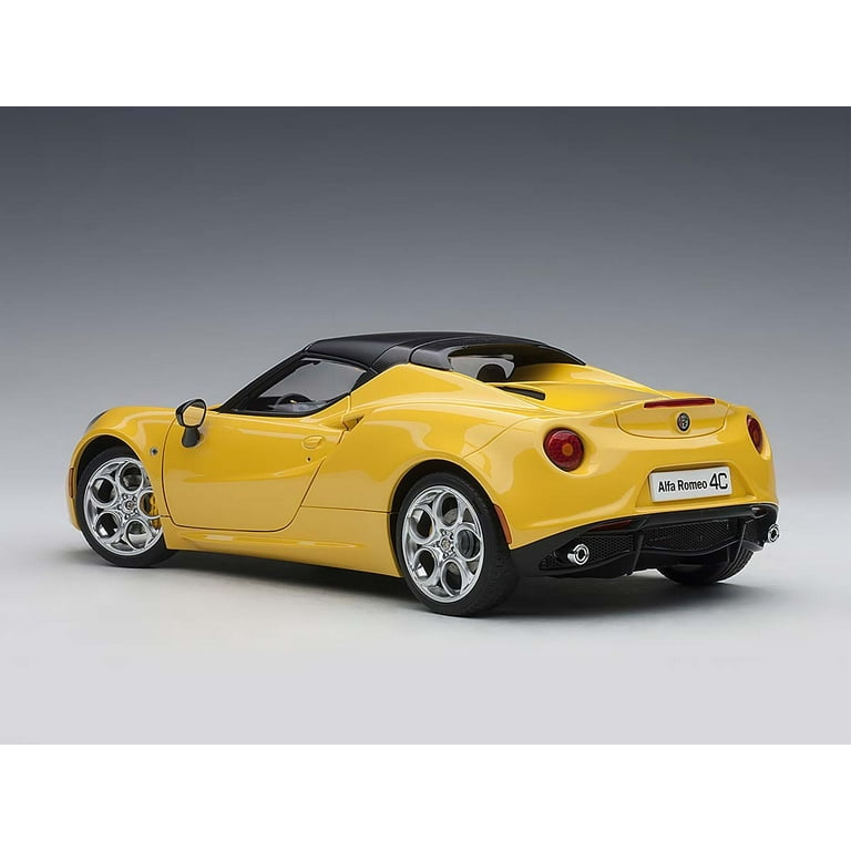 Alfa Romeo 4C Spider Convertible Giallo Prototipo Yellow with