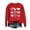 Red, variant on Guluxicc Sweatshirts for Women Casual Crewneck Long Sleeve Tops Valentine's Day Graphic Print Shirts, Pink, M