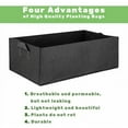 thumbnail image 3 of Lightweight Raised Garden Bed, Vegetable Grow Bags Reusable Breathable Planting Container with Strong Handles for Instant Decoration Indoors & Outdoors, Heavy Duty Square Plant, 3 of 5