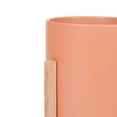 thumbnail image 2 of Liam Modern Ceramic Planter with Wood Legs, 2 of 3