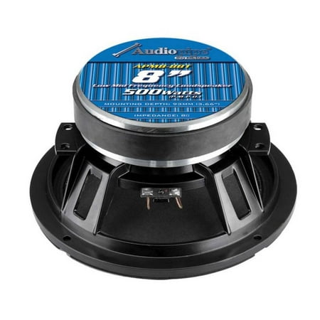 AUDIOP APMB8BT 8 in. 500 Watts Car Audio Midbass Speaker | Walmart Canada