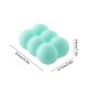 thumbnail image 3 of Caja organizadora de vitaminas | 6 compartimentos Portapastillas portátiles de gran capacidad | Pequeña Caja de Viaje Única | Plástico impermeable | Verde, Blanco, Azul, Naranja | 9,5x6,7x3,3cm, 3 of 8
